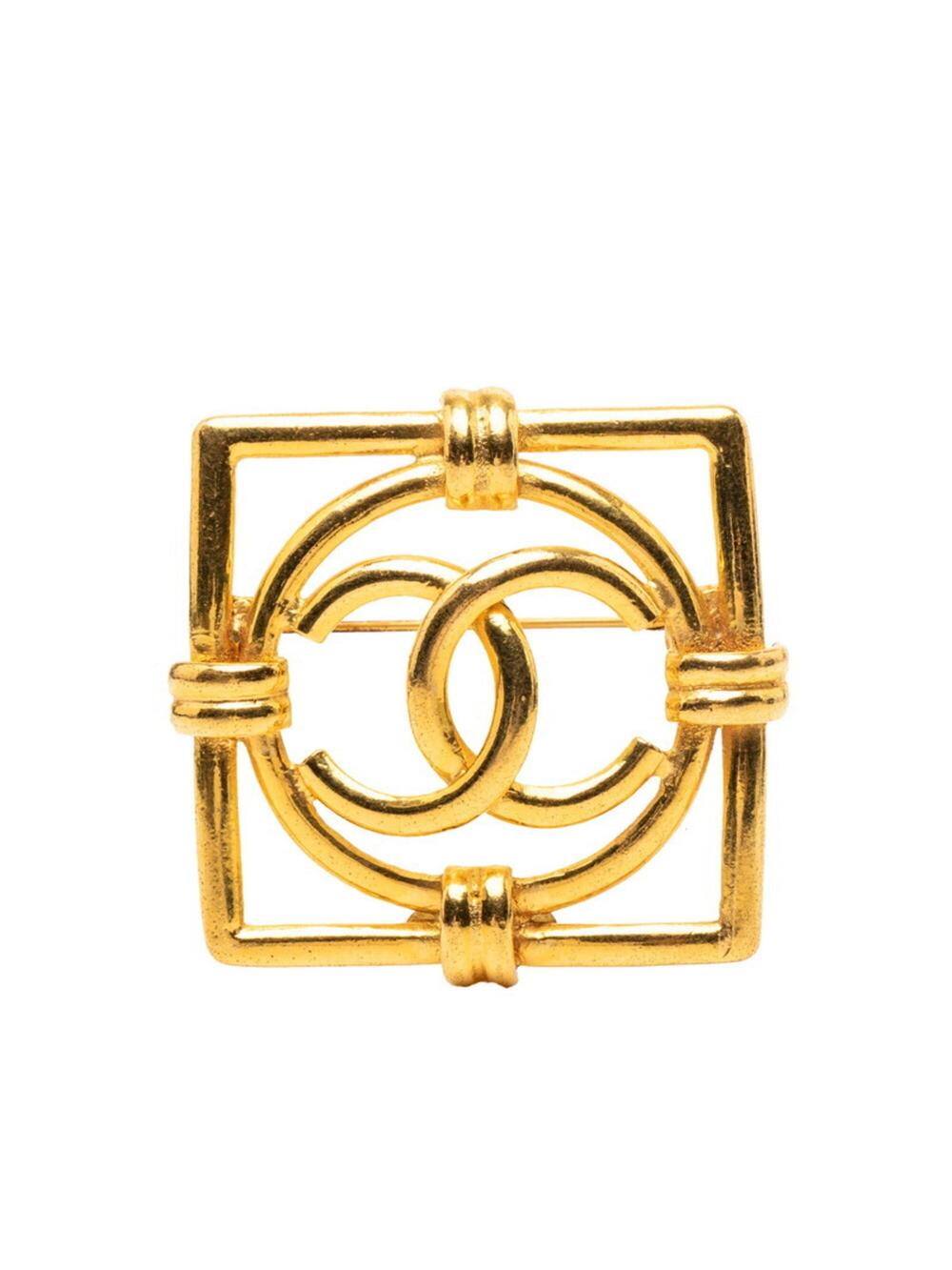 Chanel Cc Logo Brooch Metal #250218C76B